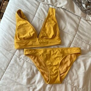 Yellow bikini